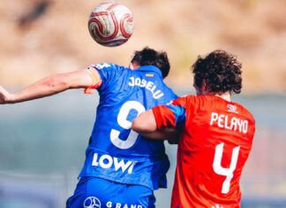 El tercer punto del curso lo sumó hoy el Getafe B, que resiste ante el asedio del Numancia a balón parado.