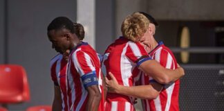 El Atleti golea en su debut europeo en Alcalá